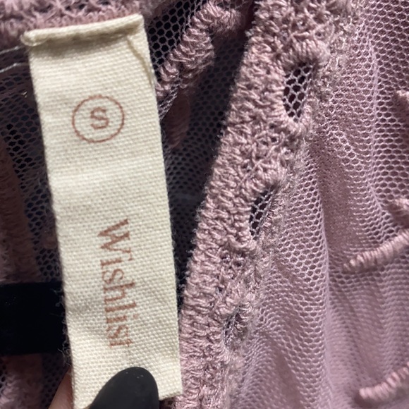 Wishlist Lace Maxi Romper in Blush - Picture 2 of 4